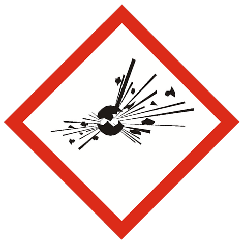 GHS01 Exploding Bomb pictogram